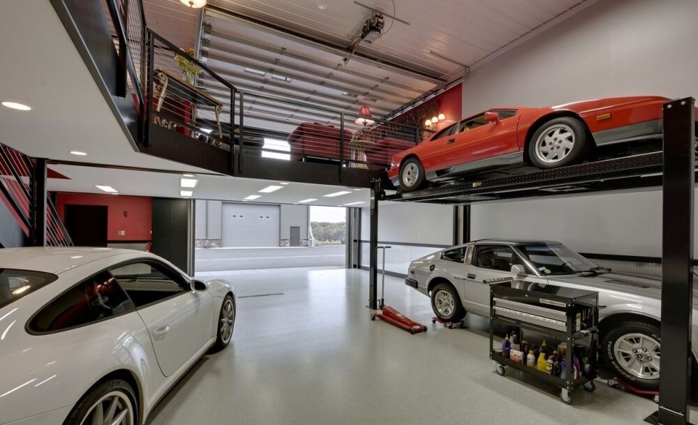 Наливна підлога для автомобільного гаража є відмінним рішенням