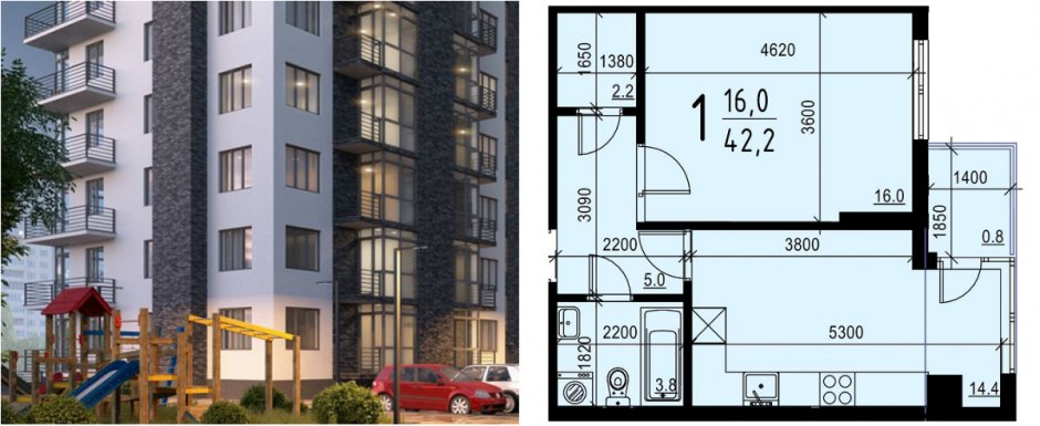 Будівля зводиться за монолітно-каркасною технологією, і в ньому планується всього 133 квартири, тому жити в житловому комплексі буде дійсно комфортно