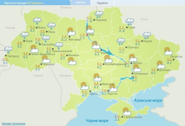 Хмарна погода буде триматися в Києві до самого вечора